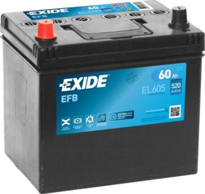 EXIDE EL605 START&STOP EFB 60AH