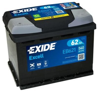 EXIDE EB621 EXCELL 62AH