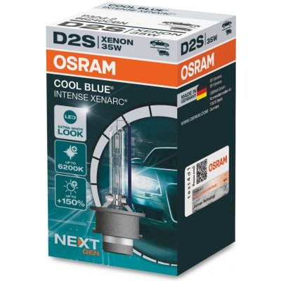 OSRAM XENARC COOL BLUE INTENSE NEXTGEN +150% D2S 6200K 35W 85V