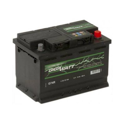 GIGAWATT 74AH 680A R+