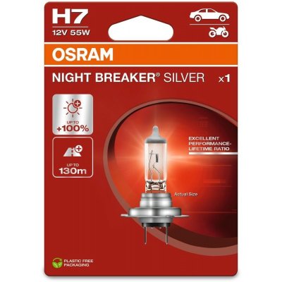 OSRAM NIGHT BREAKER SILVER H7 55W 12V