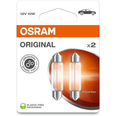 OSRAM ORIGINAL LINE AUX C10W 10W 12V 2PCS