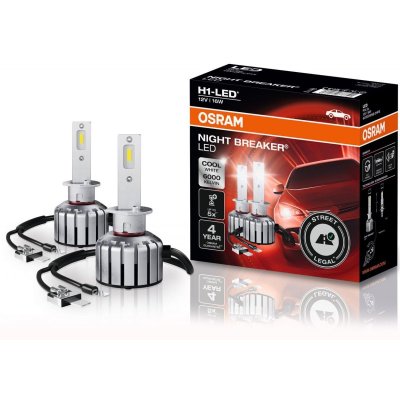 OSRAM H1-LED NIGHT BREAKER 6000K 16W 12V 2PCS