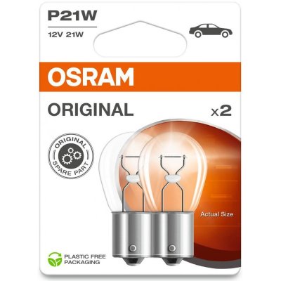 OSRAM ORIGINAL LINE AUX P21W 21W 12V 2PCS