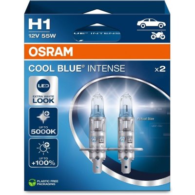OSRAM COOL BLUE INTENSE NEXTGEN +100% H1 5000K 55W 12V 2PCS