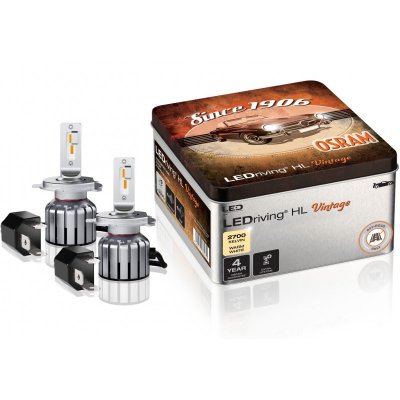 OSRAM H4/H19/R2 LEDRIVING HL VINTAGE 2700K 14W 12V 2PCS
