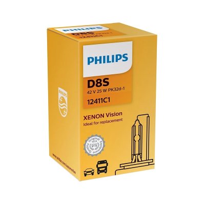 PHILIPS VISION D8S 6200K 25W 42V