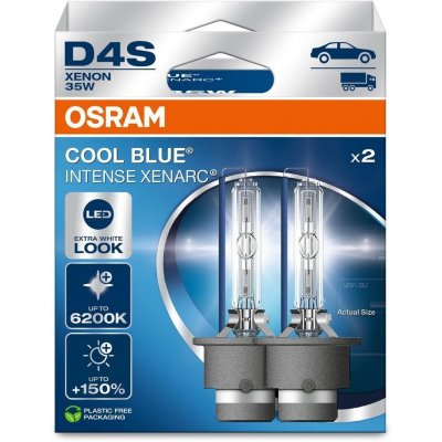 OSRAM XENARC COOL BLUE INTENSE NEXTGEN+150% D4S 6200K 35W 42V 2PCS