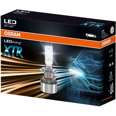 OSRAM H7 XTR 6000K 18W 12V 2PCS