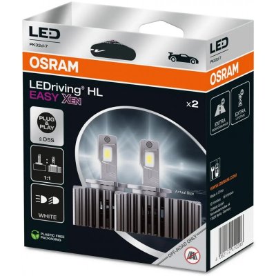 OSRAM D5S LEDRIVING HL EASY XEN 6000K 50W 12V 2PCS