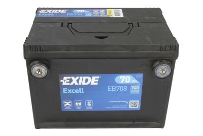 EXIDE EB708 EXCELL 70AH