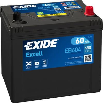 EXIDE EB604 EXCELL 60AH