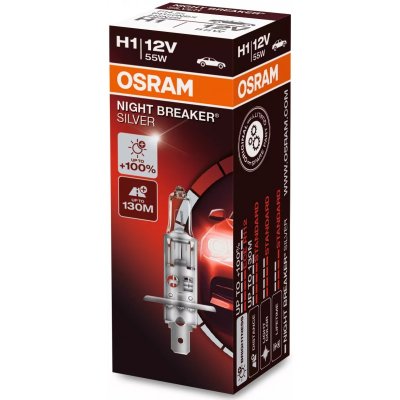 OSRAM NIGHT BREAKER SILVER H1 3200K 55W 12V